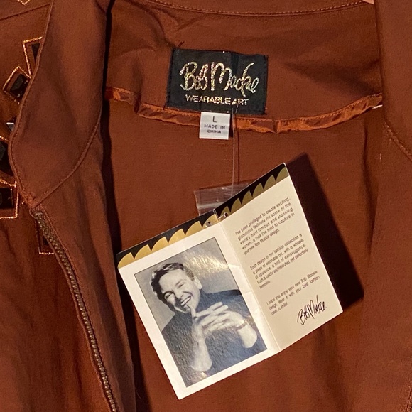 Bob Mackie Canvas and Gemstone Jacket Size L NWT - Picture 16 of 16